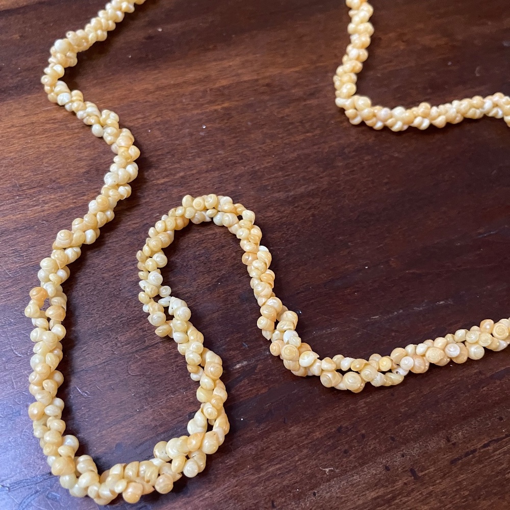 Yellow "Coral" Necklace - Picture 5 of 5